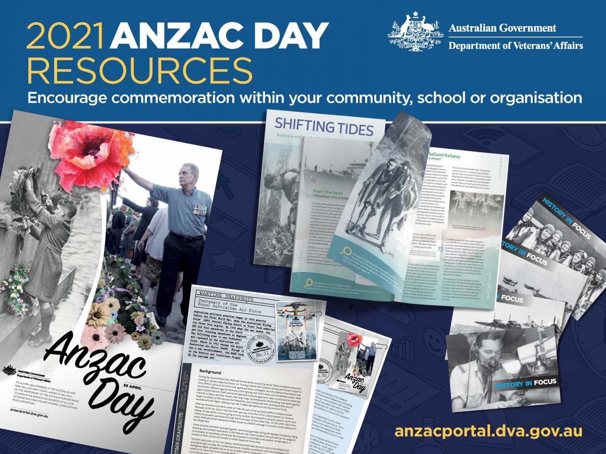 Anzac Day mail-out poster