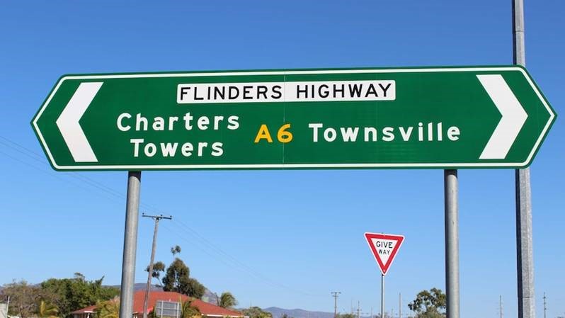 Townsville road sign