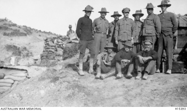 Members of the 1st Light Horse Brigade Train, Australian Imperial Force.
