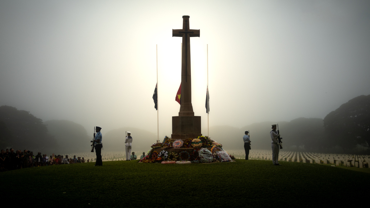 Bomana War Cemetery, Anzac Day 2023, Defence