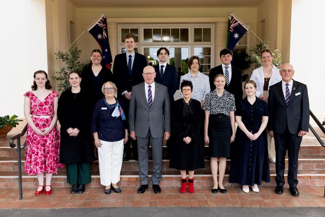 2023 Gallipoli Scholars with Governor General and Mrs Hurley