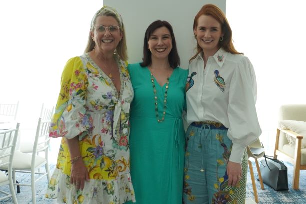 AWWNSW CEO Renee Wilson (middle) with AWWNSW Board Director Rachel Martin (right) and Debra Banks (left) at the Our Space Sydney Launch in 2023.