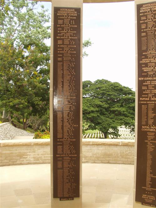 CWGC Memorial to the Missing, Port Moresby (Bomana) War Cemetery