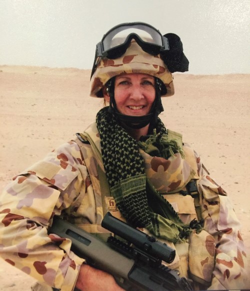 Donna Bourke in Afghanistan
