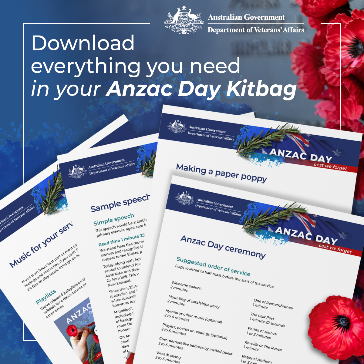 DVA Anzac Day 2002 Kitbag