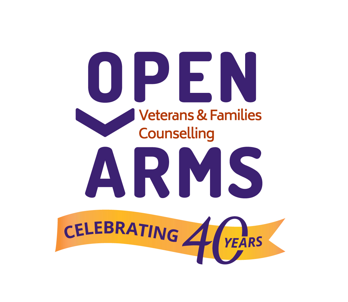 Open Arms 40th anniversary logo