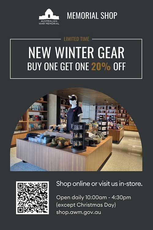 awm new winter gear advertisement