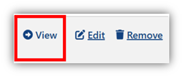 Screenshot showing how to select ‘View’ 