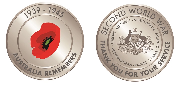 75th anniversary WWII medallion