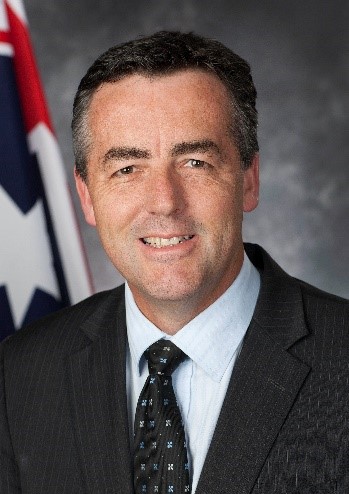 Headshot of the Honourable Darren Chester MP, Minister for Veterans’ Affairs and Defence Personnel