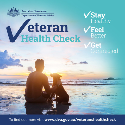 Veteran Health Check. Stay Healthy. Feel Better. Get Connected. 