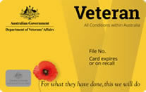 DVA veterans' Gold Card