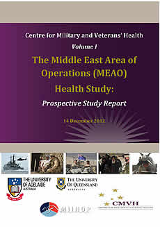 The Middle East Area of Operations (MEAO) Health Study: Prospective Study Report. 14 December 2012.