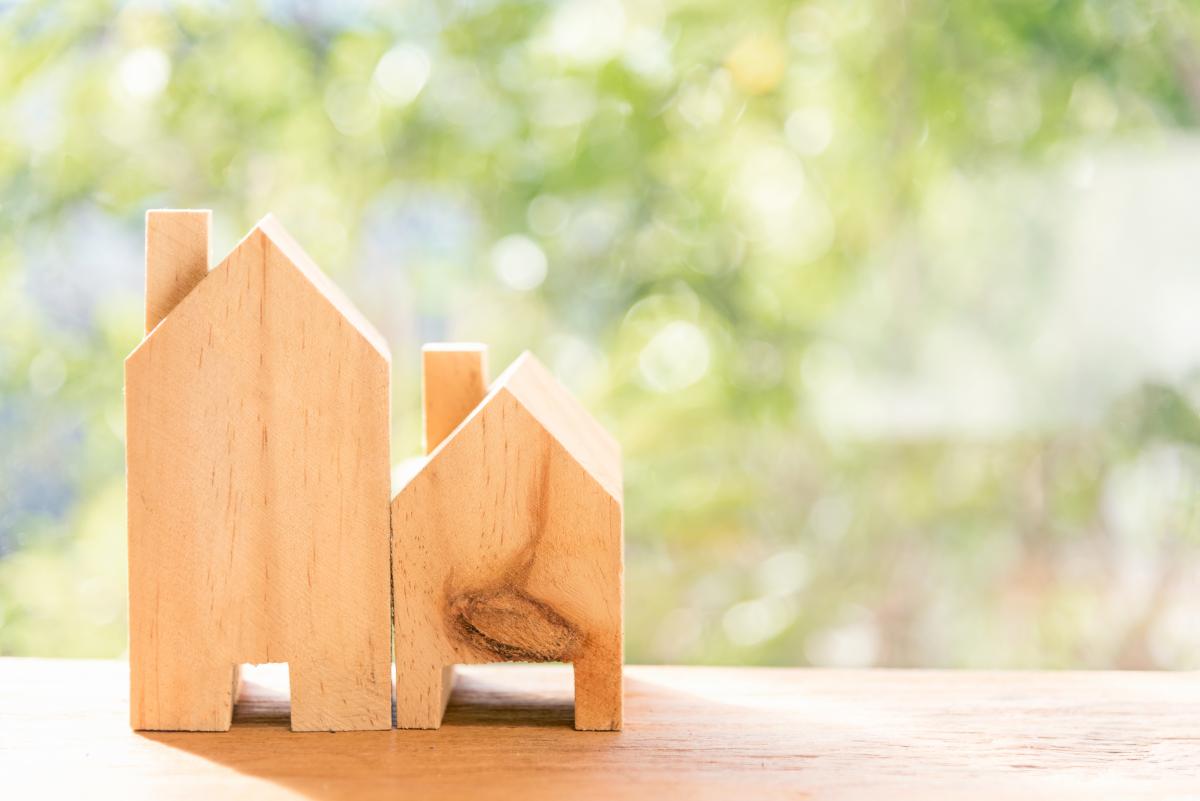 image of wooden toy home