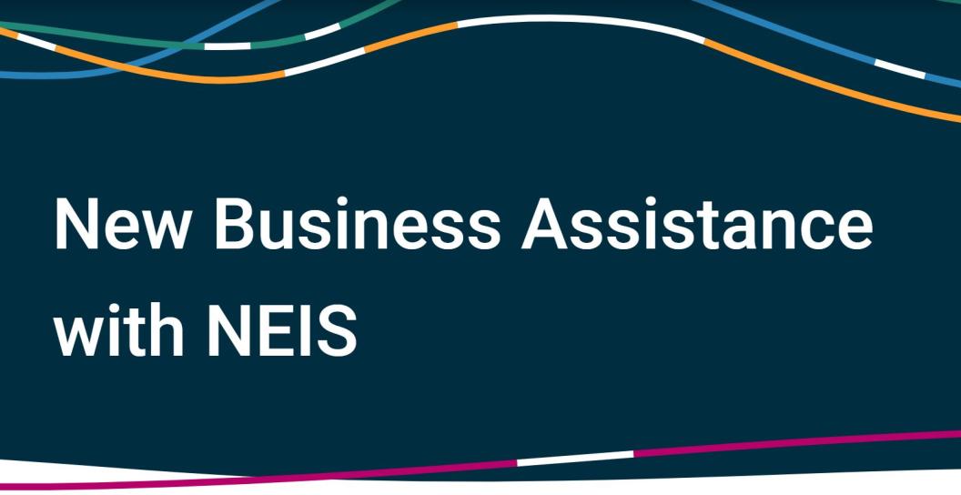 Logo saying New Business Assistance with NEIS
