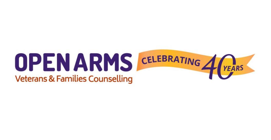 Open Arms 40th anniversary logo