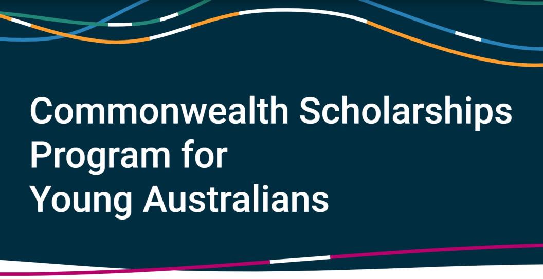 Logo for Commonwealth Scholarships Program for Young Australians