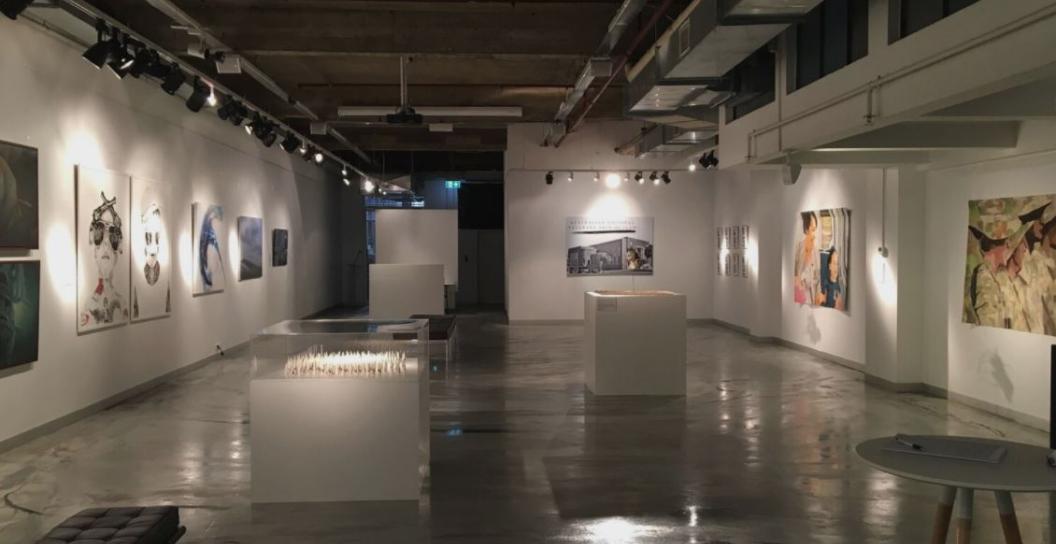Empty art gallery