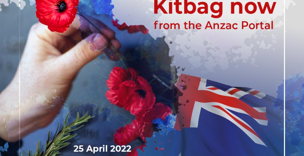 Anzac Day 2002 Kitbag poppy