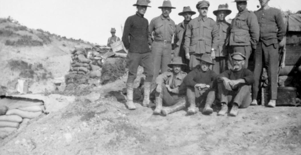 Members of the 1st Light Horse Brigade Train, Australian Imperial Force.