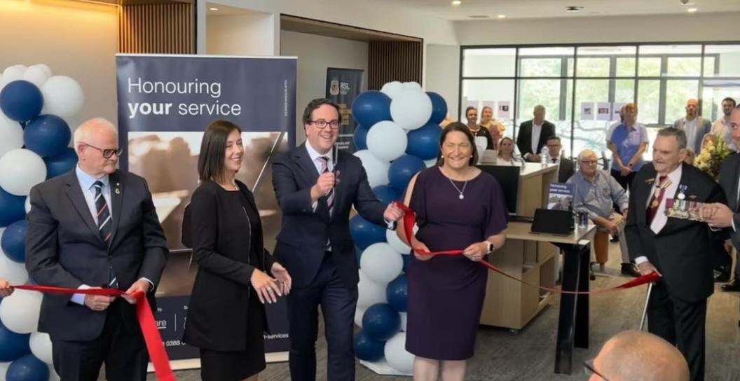 Ribbon cutting