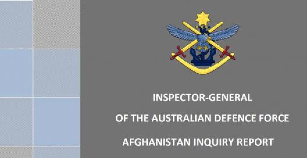 Logo for the Inspector-General of the ADF Afghanistan Inquiry report
