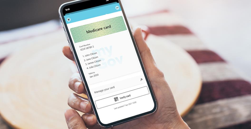 The Medicare card can now be viewed in the myGov app