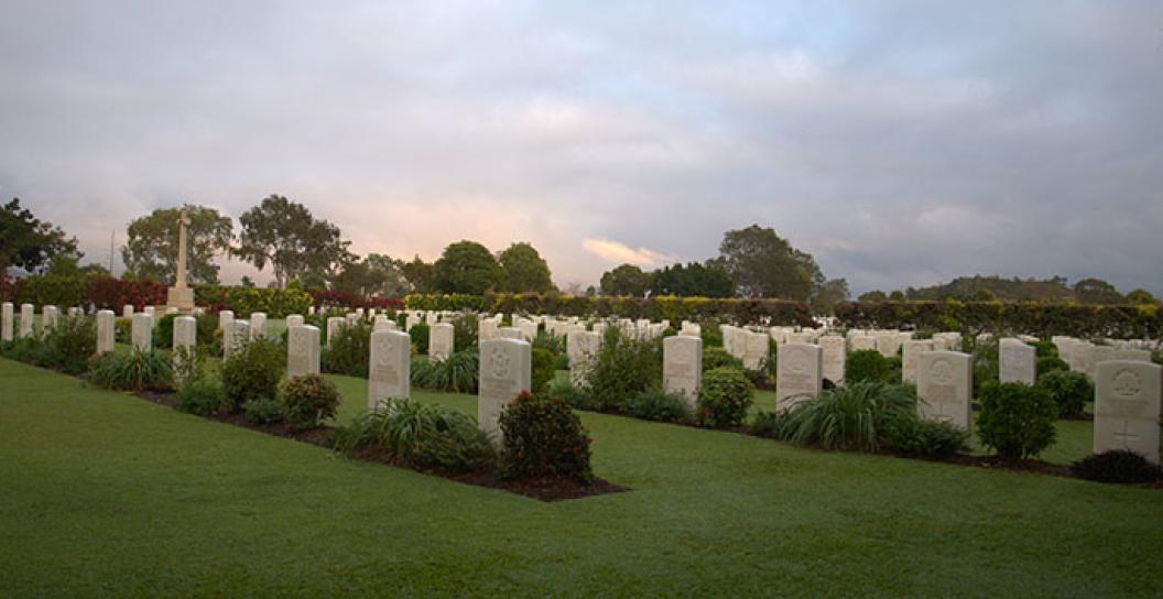 War grave cemetery