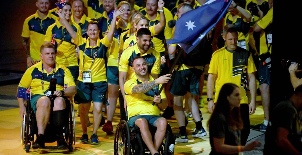 Team Australia 2023 Invictus Games - opening ceremony