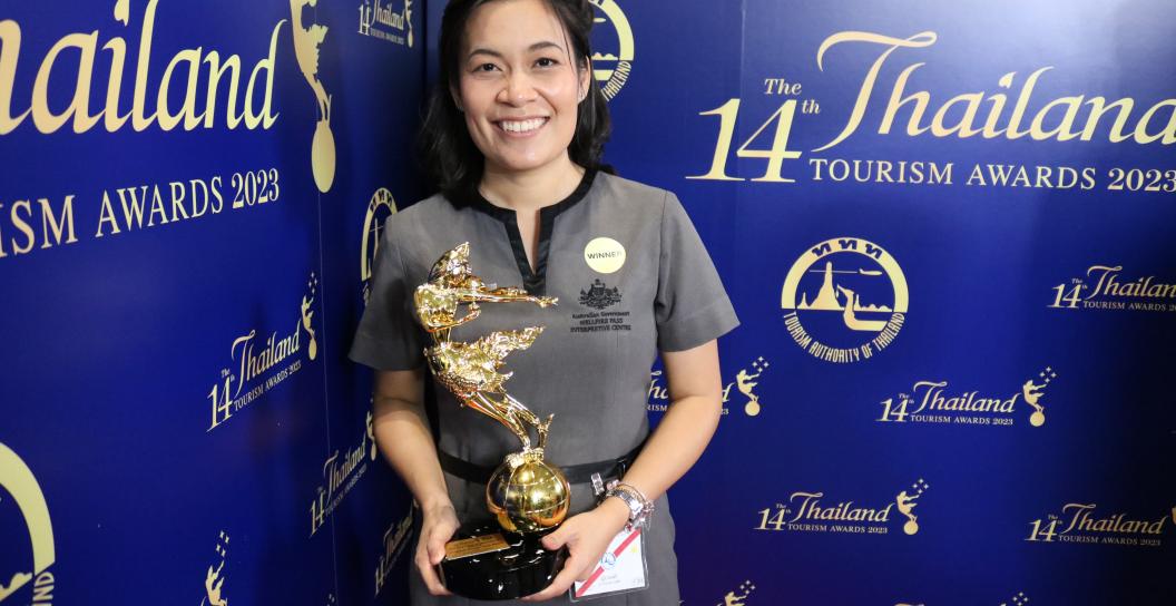 Recipient with Thailand Tourism award for Hellfire Pass Interpretive Centre