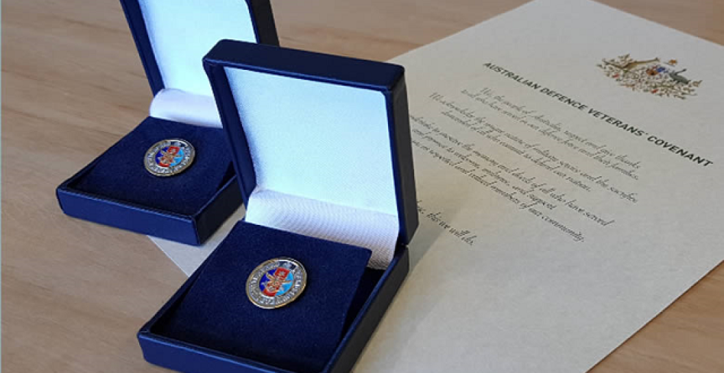Veterans Pin and Oath