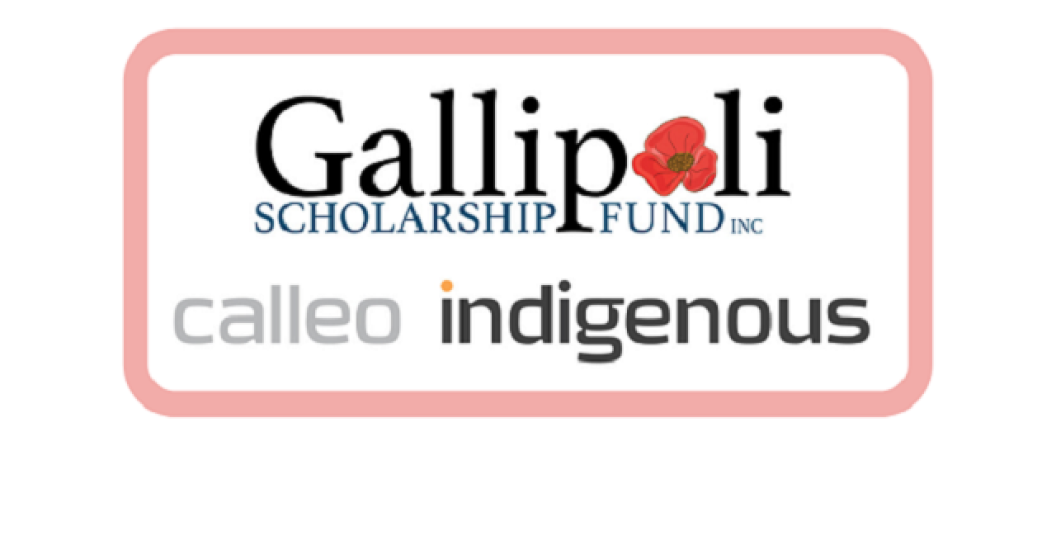 Gallipoli Scholarship Fund and Calleo Indigenous P/L logos