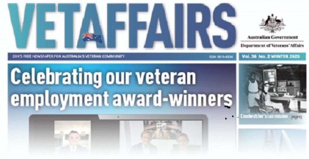 Vetaffairs front page tear sheet