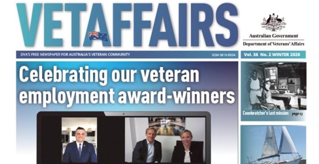 Front cover of last edition of Vetaffairs newspaper