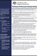 Cover image of the Vietnam Veterans Family Study Media backgrounder