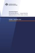 Recommendation 3 Quarterly Report  October  December 2023