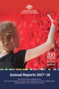 Cover of the annual report 2017-18