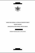 Cover of Review of Commonwealth agencies relationship with the late Signaller Geffrey Gregg