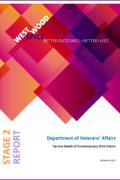 Service Needs of Contemporary DVA Clients cover