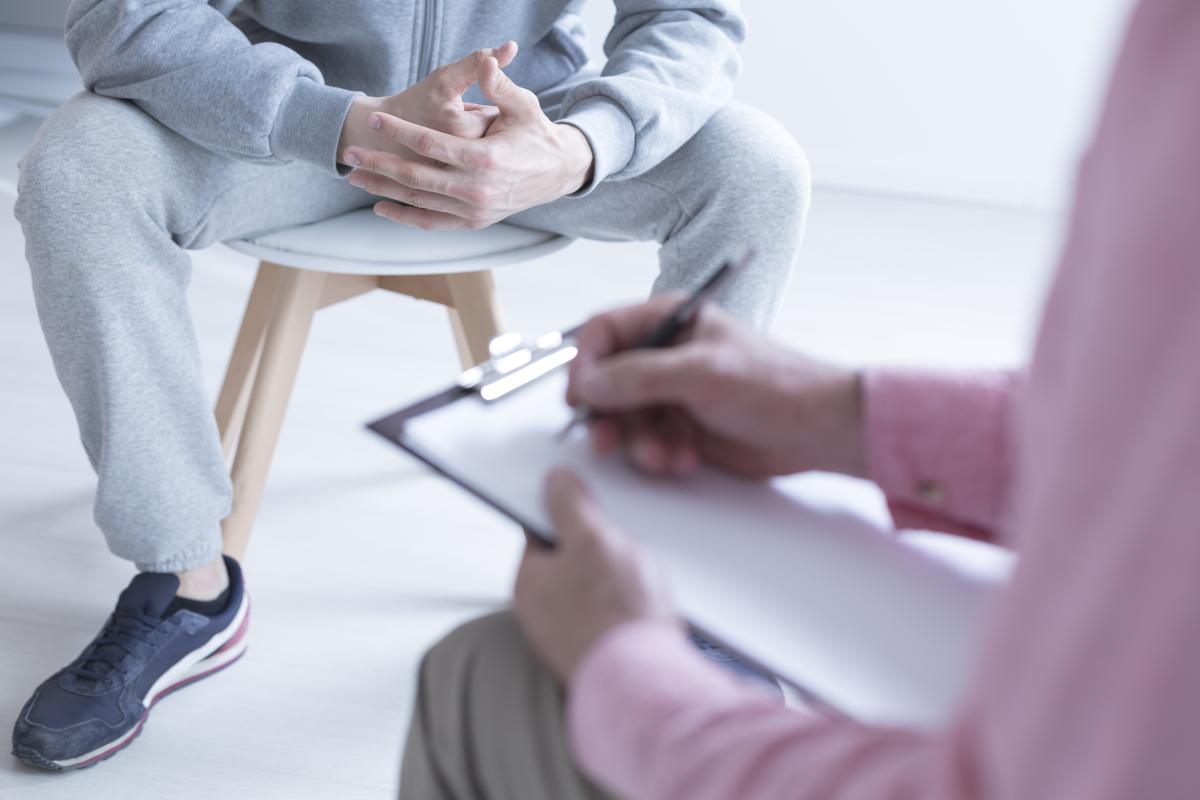 doctor with patient